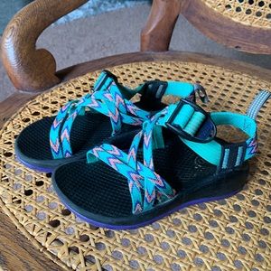 Chacos Z strap double outdoor sandals little kid size 11 hiking/beach/lake shoes